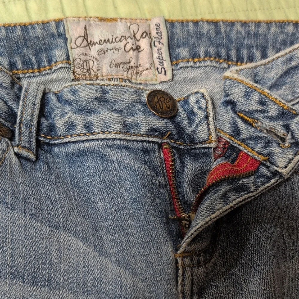American Rag Light Blue Flare Jeans - Picture 6 of 11